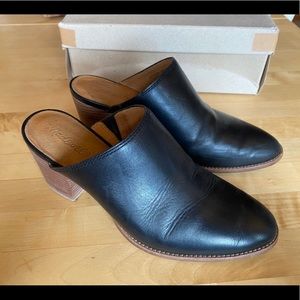 Madewell The Harper Mule - Black - sz 8 1/2